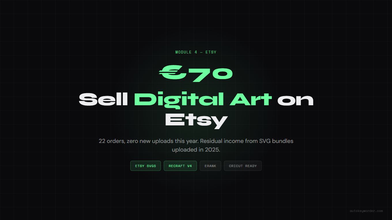 Digital Products to Sell on Etsy: SVG & Art Guide