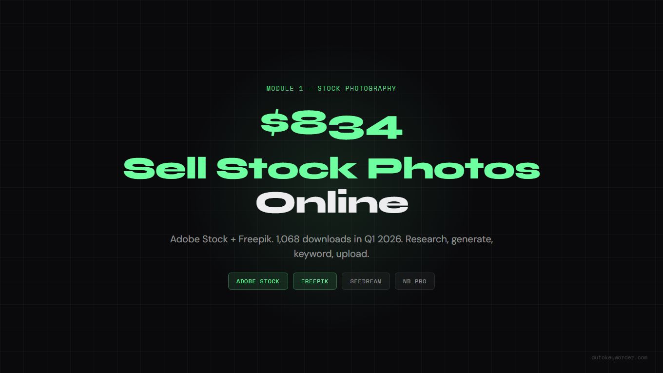 Sell Stock Photos Online: AI Research & Earn Guide